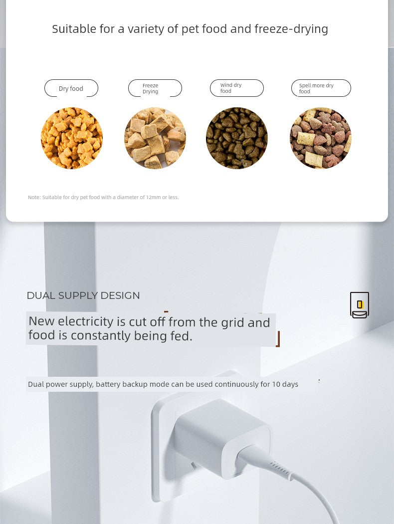 AI Master Pet Intelligence Automatic Pet Feeder Cat Food Dog Food Timing Quantitative Feeding Machine Feeding Machine Pet Supplies