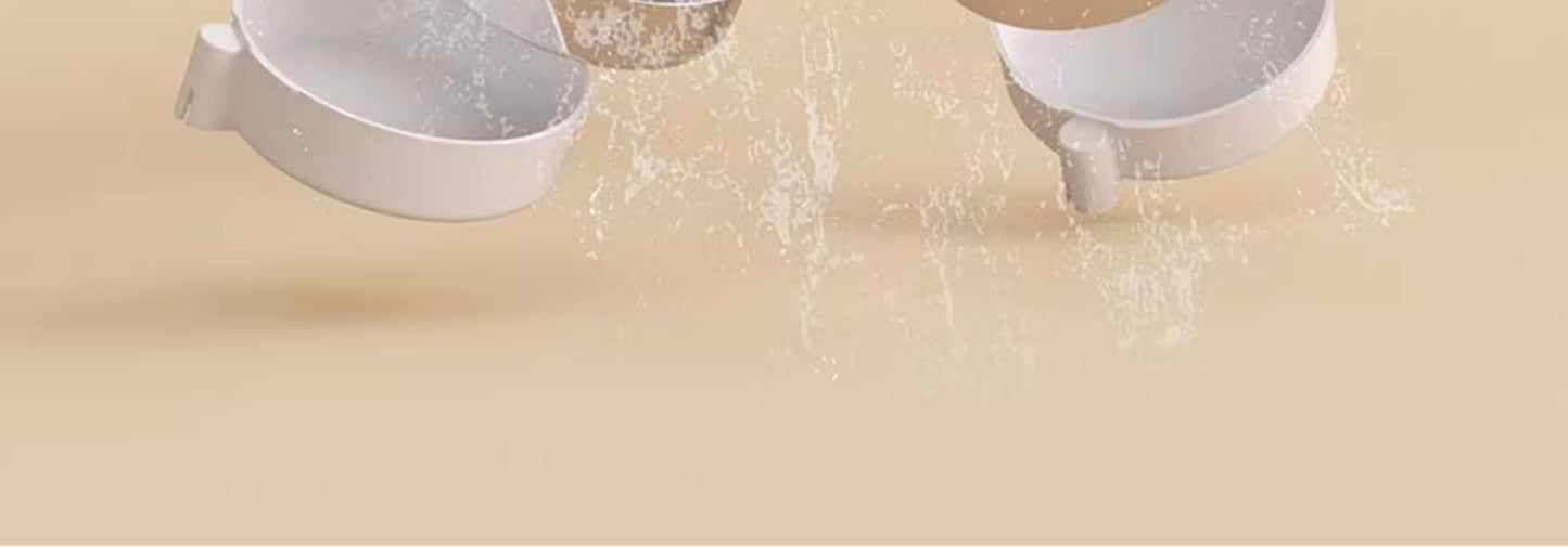 Papifeed Double Bowl Automatic Feeder Cat Dog Food Pet Timing Visual Intelligent Feeding Machine Large Capacity