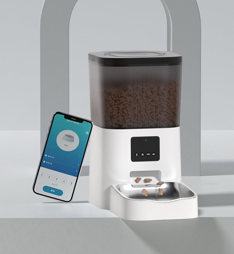 AI Master Pet Intelligence Automatic Pet Feeder Cat Food Dog Food Timing Quantitative Feeding Machine Feeding Machine Pet Supplies