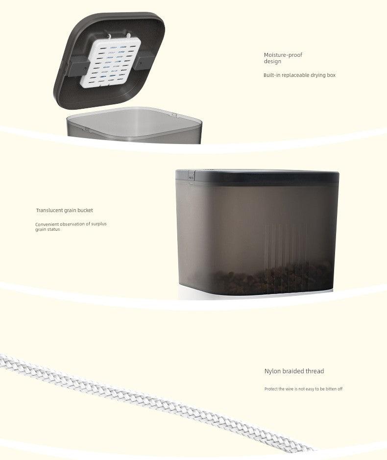 AI Master Pet Intelligence Automatic Pet Feeder Cat Food Dog Food Timing Quantitative Feeding Machine Feeding Machine Pet Supplies